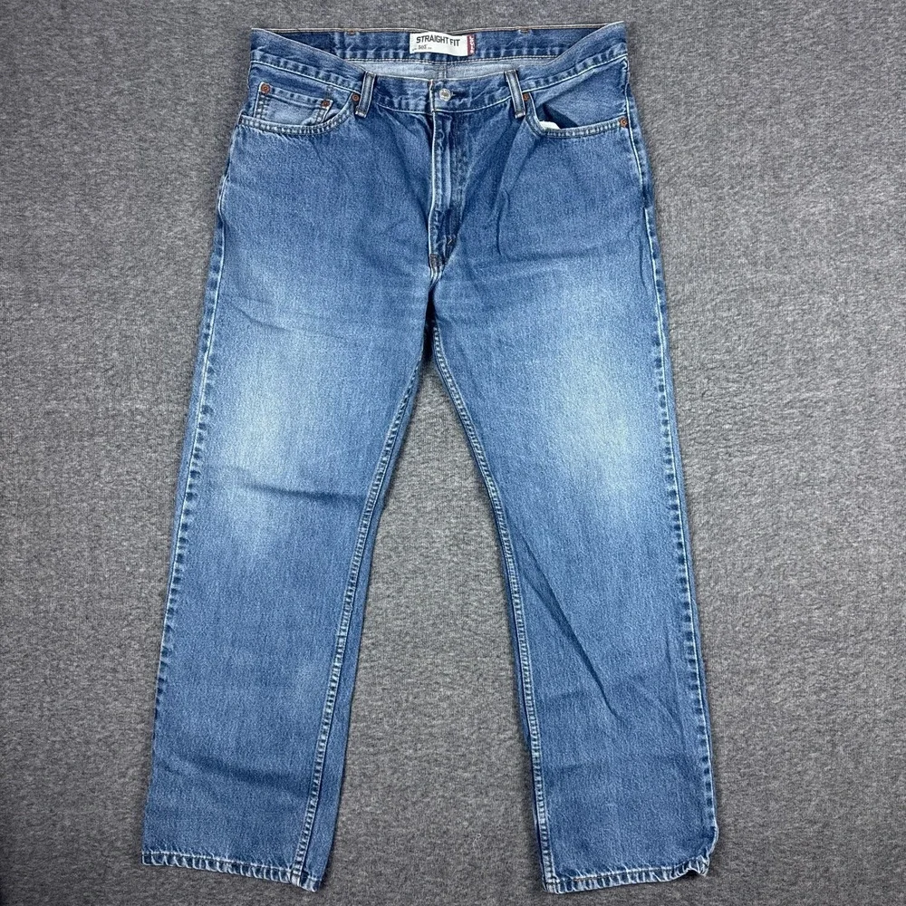 Vintage Levis 505 Jeans Mens 38x32 Blue Denim‎ Straight Y2K Medium Wash Pants